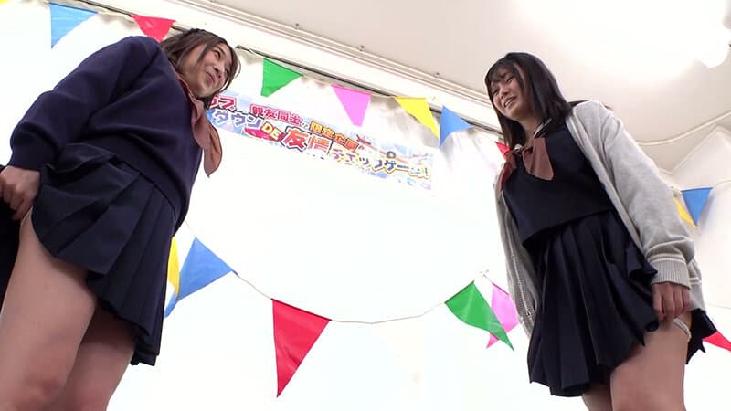 1king00341 | 仲良し女〇〇生対抗！どでか固定ディルドシーソー対決！挿入状態で腰を振り先に5回潮を噴いたら勝ち！負けたら即ハメ中出し！上下運動で刺激されてイキ潮が止まらない未成熟おま〇こに大人のデカチン激ピストンで潮！潮！～りな＆ゆいな編～ 画像 2