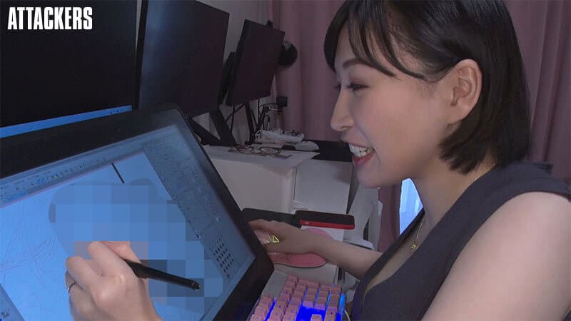 atid00673 | 現役女流マンガ家 AVデビュー！ 夫に内緒でアタッカーズ専属AVデビューを決断！本当に大丈夫！？ 角綾 画像 1