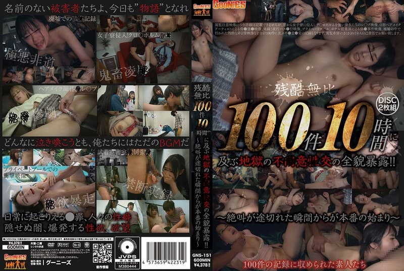 h_1596gns00151 | 残酷無比 100件10時間に及ぶ地獄の不●意●交の全貌暴露 ！！～絶叫が途切れた瞬間からが本番の始まり～