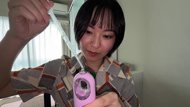 h_1651y00392 | 【個人撮影】閲覧注意！加護まりの「濃縮還元唾液」を加湿器で噴霧してみた！ 画像 6