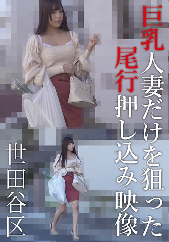h_308aozx00307zb | 巨乳人妻だけを狙った尾行押し込み映像 世田谷区
