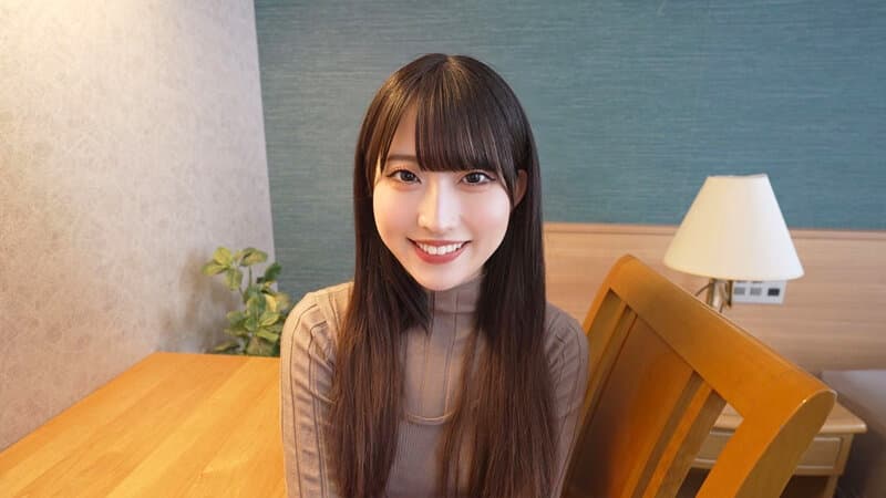h_491kdmn00046 | 面接と騙されて…黒髪清楚美少女に痙攣のけ反りイタズラ！気持ち良さに拒否できず…最奥生中出し 三葉やよい 画像 1