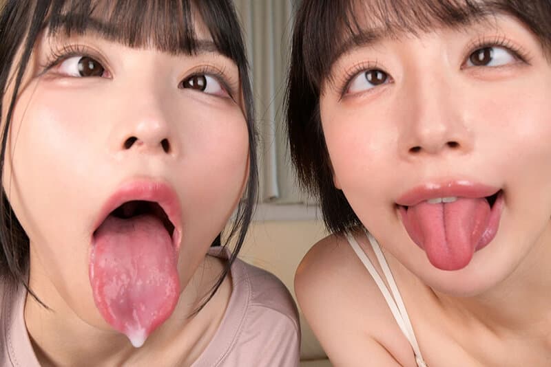 vrkm01820 | 【VR】Wアヘ顔共演作品！アヘ顔感染パンデミック ～感染してしまった美人姉妹～ 胡桃さくら・美咲かんな 画像 4